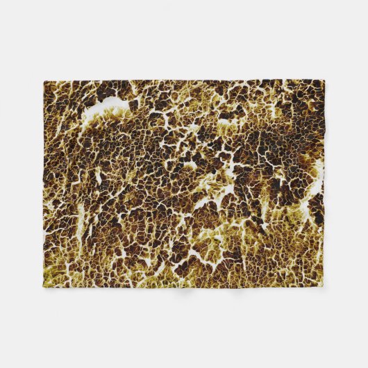 明るい色ファンキーカッコいい フリースブランケット (正面(横))