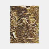 明るい色ファンキーカッコいい フリースブランケット (正面)