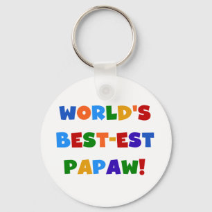 明るい色ベスト米国東部標準時刻のPapawのTシャツおよびギフト キーホルダー