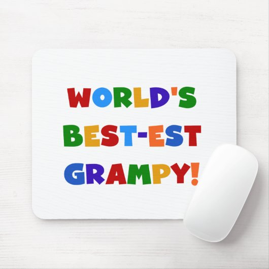 明るい色ベスト米国東部標準時刻GrampyのTシャツおよびギフト マウスパッド (マウス)