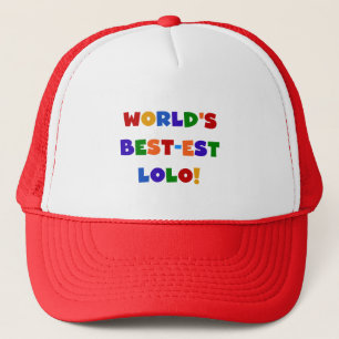 明るい色ベスト米国東部標準時刻LoloのTシャツおよびギフト キャップ