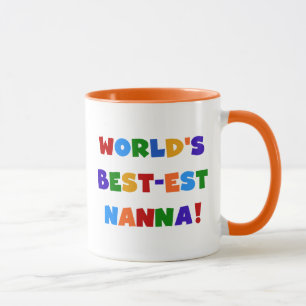 明るい色ベスト米国東部標準時刻NannaのTシャツ マグカップ