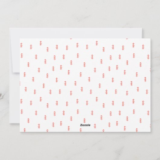 明るい色モダンのブロックフォトクリスマス シーズンカード (裏面)