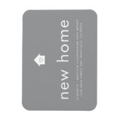 明るい色モダンのミニマリストニューホーム マグネット (縦)