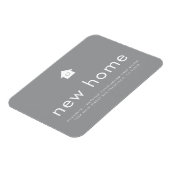 明るい色モダンのミニマリストニューホーム マグネット (左側)