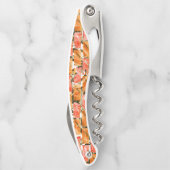 明るい色合いのレンガのようなスケッチ ソムリエナイフ (裏面)