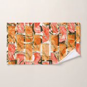 明るい色合いのレンガのようなスケッチ バスタオルセット (ハンドタオル)