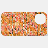 明るい色合いのレンガのようなスケッチ Case-Mate iPhoneケース (裏面 (横))