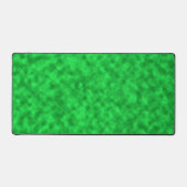明るい色合いの緑の抽象芸術アートパターン デスクマット (正面)