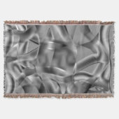明るい色調の曲線状の灰色の形状 スローブランケット (正面)
