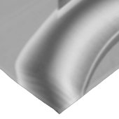 明るい色調の曲線状の灰色の形状 テーブルクロス (アングル)