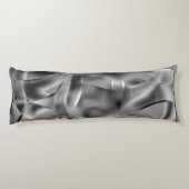 明るい色調の曲線状の灰色の形状 ボディピロー (裏面)
