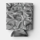 明るい色調の曲線状の灰色の形状 缶クーラー (正面)