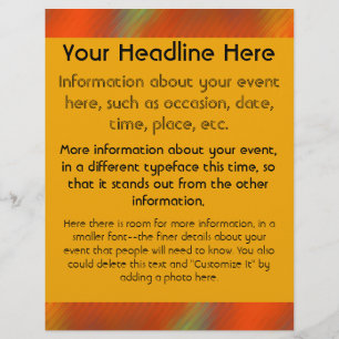 明るい色 チラシ