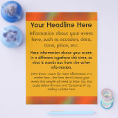 明るい色 チラシ (シングル)