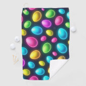 明るい色/ネオンイースターエッグ/春 ゴルフタオル (インサイチュ)