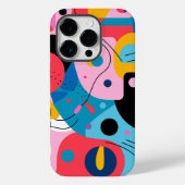 明るい色+遊び心のある形+モダンな幾何学 Case-Mate iPhoneケース (裏面)