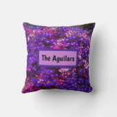 明るい花が外に出る クッション (裏面)