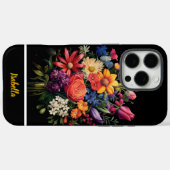 明るい花で空気をリフレッシュ Case-Mate iPhoneケース (裏面 (横))