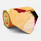 明るい花のタイ ネクタイ (ロール)