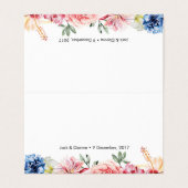 明るい花のテントは|の結婚の座席表を梳きます (外部フラット)