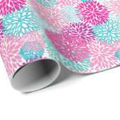 明るい花のパターン2 ラッピングペーパー (ロールコーナー)