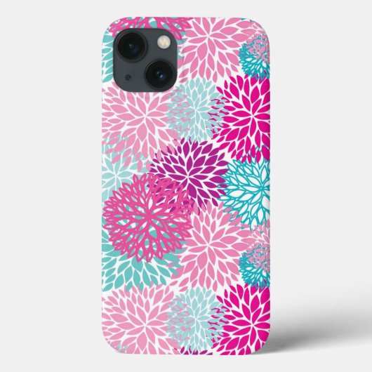 明るい花のパターン2 Case-Mate iPhoneケース (裏面)