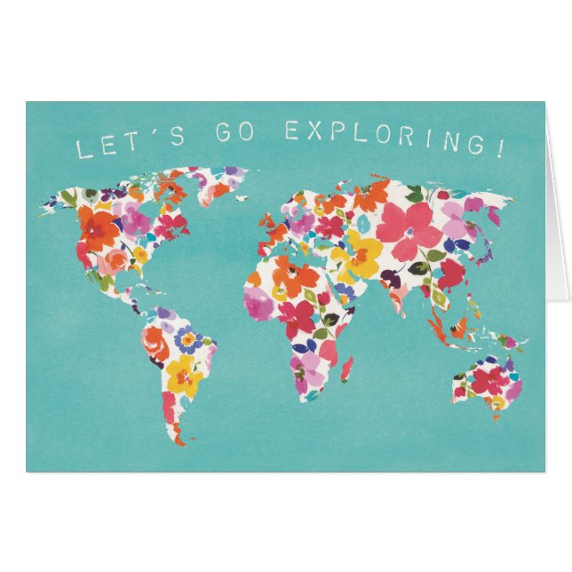 明るい花の世界のティール（緑がかった色） (正面横)