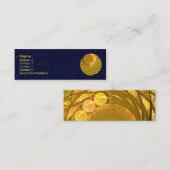 明るい花の月 スキニー名刺 (正面/裏面)