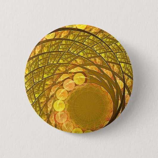 明るい花の月 缶バッジ (正面)