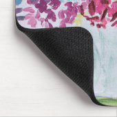 明るい花の花束 マウスパッド (コーナー)