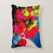 明るい花アクセント枕 アクセントクッション (正面(垂直))