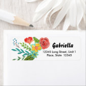 明るい花イエローファースト聖餐式フローラ ラベル (インサイチュ)