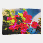 明るい花キッチンタオル キッチンタオル (横)