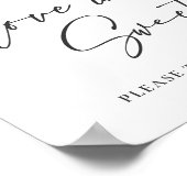 明るい花シトラススライスブライダル愛は甘い ポスター (角)