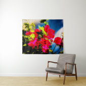 明るい花タペストリー タペストリー (インサイチュ(横))