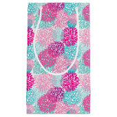 明るい花パターン2 スモールペーパーバッグ (正面)