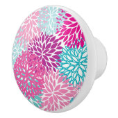 明るい花パターン2 セラミックノブ (右)