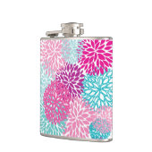 明るい花パターン2 フラスク (左)