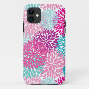 明るい花パターン2 iPhone 11 ケース