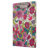 明るい花パターン クリップボード (左)