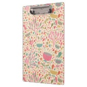 明るい花パターン クリップボード (左)
