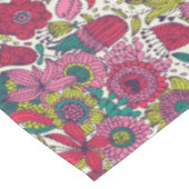 明るい花パターン テーブルクロス (アングル)