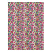 明るい花パターン テーブルクロス (正面)