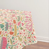 明るい花パターン テーブルクロス (インサイチュ)