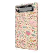 明るい花パターン ミニクリップボード (アングル2)