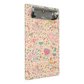 明るい花パターン ミニクリップボード (アングル)