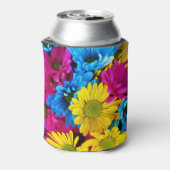 明るい花ピンクのモノグラム 缶クーラー (缶裏面)