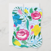 明るい花束。 招待状 (裏面)