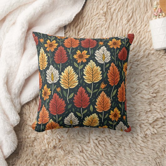 明るい花枕 クッション (ブランケット)